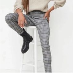 Nwt / Never Worn Sanctuary X Anthropologie 'Runway' Plaid Legging Pants In Women's Xs These Are Super Comfortable Like Leggings But Have The Look / Touch Of Real Pants! Win / Win! Classic Plaid Pattern That Elevates Any Outfit. Always Ships Same Day / Next Day, All Items From My Personal Closet, All Reasonable Offers Considered. Casual Fitted Bottoms For Winter, Fitted Casual Bottoms For Winter, Trendy Full Length Bottoms For Business Casual, Fitted Winter Bottoms With Pockets, Fitted Winter Bottoms For Business Casual, Fitted Bottoms For Business Casual Winter Wear, Fitted Pants For Business Casual In Winter, Casual Fitted Bottoms For Fall, Fitted Casual Bottoms For Fall