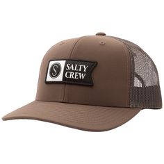 Maximize your comfort and relaxation on the water with this pinnacle trucker snapback hat from Salty Crew. It features a sleek embroidered applique on the crown and a classic trucker design for extra breathability. Truck Hat, Retro Truck, Embroidered Applique, Snap Back, Snap Backs, Snapback Hat, The Crown, Snapback Hats, Sales Gifts