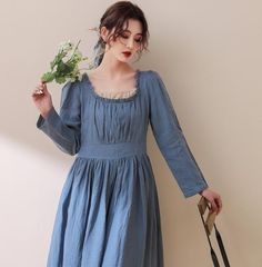 FEATURE50% linen, 50% cotton blendCotton liningSide zip closureLong sleeveHigh waist designPleated detailed frontMid calf lengthSuit for spring, autumnDry cleanSIZEAvailable in size XS-XLHow to choose size ?1.Check your body measurement with instructionshttps://www.etsy.com/listing/7940540802.Get your size in Size Chart with your body measurementhttps://www.etsy.com/listing/7940556823.Send me your measurement if you need helpBustWaistHipsYour over all HeightWeightBra sizeNormal size.4.When to ch Spring Vintage A-line Cotton Dress, Spring Cotton Midi Dress, Spring Casual Long Sleeve Vintage Dress, Casual Long Sleeve Vintage Dress For Spring, Spring Casual Vintage Dress With Long Sleeves, Knee-length Cotton Winter Dress, Winter Cotton Knee-length Dress, Winter Knee-length Cotton Dress, Fitted Long Sleeve Linen Prairie Dress