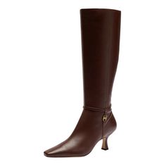 PRICES MAY VARY. Editor's Notes: Our Raquel Boot is a timeless style with a leather upper, zip closure and 2 1/2" heel. Wide Calf fit Smooth Leather: These elegant knee-high women's boots are crafted of lustrous smooth leather All Day Comfort: A heel boot with a fabric lining and leather footbed for all day comfort. It's All in the Details: Fabric lining, leather footbed, man-made leather outsole, zip closure, shaft: 15" height, 16 1/4" circumference, 2 1/2" heel This is COACH: Having the courag Live Authentically, American House, Uniform Dress, Heel Boot, Authentic Living, Dress Shoe, Wide Calf, Timeless Style, Smooth Leather