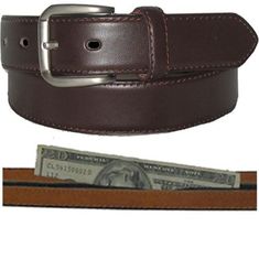 PRICES MAY VARY. Leather Money Belt by Leatherboss is 1.25 inches wide & can be worn with dress or casual pants Genuine Leather Money Belt features a hidden interior zipper & crome buckle Mens Belt with Zipper used to securely & discreetly store money & Travelers checks while traveling Keep currency safe from Pick-Pockets while traveling by storing it in this Mens Leather Money Belt Order Mens Belts in 1 SZ (2 in) larger than pants size - IE: Pants Size 32 should order Belt Size 34 When travelin Ikat Pinggang, Mens Belt, Money Belt, Branded Belts, Kids Luggage, Mens Golf, Belt Size, Mens Belts, Leather Belt