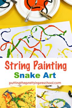 this is an easy art project for kids to do while they are in the process of painting