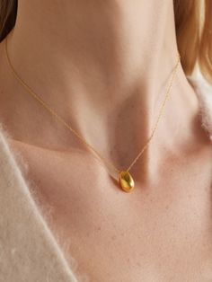 The dainty pendant adorning Sophie Buhai's necklace is playfully shaped to resemble a 'Tiny Egg'. It's been handcrafted in Los Angeles from gold vermeil and has a fine chain that secures with a lobster clasp. Wear yours with an unbuttoned shirt.<br><br>This product was Locally Made. Find out more about NET SUSTAIN <a href="https://www.net-a-porter.com/en-gb/campaigns/net-sustain">here.</a> Unbuttoned Shirt, Net Sustain, Sophie Buhai, Dainty Pendant, Garnet Necklace, Onyx Necklace, Sustainable Jewelry, Cord Necklace, Glass Necklace