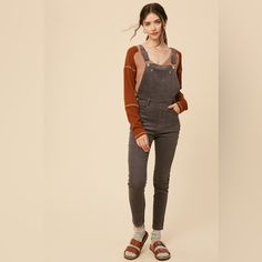 So Classic Bib-And-Braces Style Overalls With Slim Fit, Straight-Leg Design And Statement Front Pouch-Pockets Adjustable Straps Side Button Closures Four Pocket Design Fall Corduroy Overalls For Workwear, Casual Corduroy Overalls For Fall, Fall Corduroy Workwear Overalls, Casual Fall Corduroy Overalls, Utility Overalls With Patch Pockets For Fall, Winter Workwear Overalls With Pockets, Fall Overalls With Pockets, Fall Season Overalls With Pockets, Cotton Overalls With Pockets For Fall