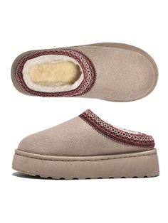 "Looking for a cozy and comfortable pair of slippers to keep you warm during chilly winter days? Look no further than these Women's Fur Lined Slippers! Made with high-quality materials and designed to provide both warmth and durability, these slippers are the perfect choice for any woman looking to stay comfortable and stylish during the colder months of the year.

Featuring a fur-lined interior, these slippers are guaranteed to keep your feet warm even on the coldest of days. The thickened flat soles and platform snow boots provide excellent traction, ensuring that you can wear these slippers both indoors and outdoors with ease. Plus, the non-slip design ensures that you won't slip or slide around during wear, giving you peace of mind and added safety.

Whether you're lounging around the Outdoor Comfort, Warm Slippers, Months Of The Year, Woman Looking, Boots Women Fashion, Women's Slippers, Winter Days, Winter Shoes, Womens Boots Ankle