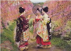 Blossom Season, Turning Japanese, Cherry Blossom Season, Halloween Geist, Vintage Japan, People Of The World, I Can Tell, Cherry Blossoms, Vintage Travel