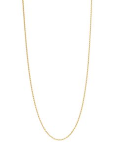 Bloomingdale's - 14K Yellow Gold Round Rolo Chain Necklace, 20" - 100% Exclusive Luxury Yellow Gold Chain Necklace For Anniversary, 14k Yellow Gold Cable Chain Necklace, Gold-tone Cable Chain Necklace, Yellow Gold Round Cable Chain Necklace, Oval Yellow Gold Necklace With Cable Chain, Yellow Gold-plated Cable Chain Necklace, Yellow Gold-plated Cable Chain Necklaces, Yellow Gold Plated Cable Chain Necklace, Yellow Gold Cable Chain Necklace