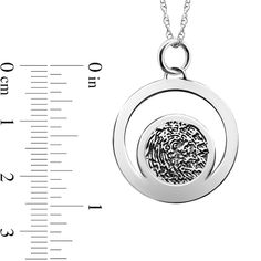 This fingerprint pendant is certain to be treasured. Sterling silver. Your own fingerprint. Up to 2 lines of 10 characters in length - inscribed along the back. 18.0-inch rope chain that secures with a spring-ring clasp. Please follow these steps: 1) Place your order; 2) Text your photo(s) from your smartphone to (972) 483-2900; and 3) When prompted, please respond with your Order Confirmation #. Standard text messaging rates may apply. Fingerprint Pendant, Please Respond, Text Messaging, Fingerprint Jewelry, Order Confirmation, Photo S, 1 Image, Memorial Jewelry, 1 Place