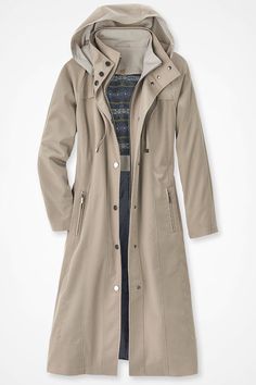 This All-Season Coat is a longer version of our bestselling coat and jacket. Versatile, water repellent and well detailed. Soft full button-out lining with silky sleeves to slip easily over sweaters. Gentle back-seam shaping, zip-and-snap closure. Imported.