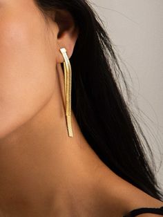 DETAILS
Composition: 100% Titanium Steel Dangle Threader Earrings With Box Chain, Metal Long Drop Tassel Earrings, Long Drop Metal Tassel Earrings, Herringbone Earrings, Earrings Gold Long, Earrings Snake, Golden Snake, Gold Chain Earrings, Long Chain Earrings