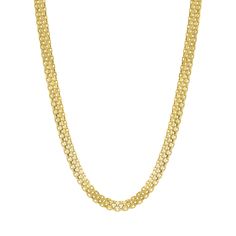 This stunning 15-inch Bismark chain necklace is crafted from 14K gold with a hypo-allergenic nickel-free alloy of high quality intended to last a lifetime. Featuring a 3-inch extender, this piece is forever versatile. | Bismark Chain Necklace | 14K Yellow Gold, 15" | Size 18" | Helzberg Diamonds Box Chain Link Necklace For Anniversary, Yellow Gold Chain Link Necklace For Anniversary, Anniversary Yellow Gold Chain Link Necklace, Formal Round Delicate Chain Necklace, Formal Round Chain Necklace With Adjustable Chain, Tarnish Resistant Chain Link Necklace For Anniversary, Formal Gold Plated Box Chain Necklace, Formal Gold-plated Box Chain Necklace, Anniversary Tarnish Resistant Chain Link Necklace