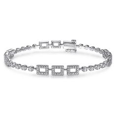 Diamond Tennis Bracelet, Bracelet Online, Tennis Bracelet Diamond, Tennis Bracelet, Silver Bracelet, Tennis, White Gold, Bracelet, Silver