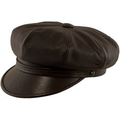 A vintage, Harley style, motorcycle hat made of 100% high quality natural leather. Genuine leather and small ventilation eyelets on the sides make this headgear a very breathable one. Inside the 8 panels crown there is a viscose lining and a leather sweatband. On the sides of the crown there are dark, oxidized finish buttons. This model is inspired by retro motorcycle headgears, Harley style caps. A good choice not only for driving a cruiser motorbike, but also for everyday use. This cap is avai Retro Leather Cap, Adjustable Cap For Biker Events, Classic Leather Visor Hat, Vintage Leather Hat With Leather Sweatband, Vintage High Crown Leather Hat, Retro Brown Leather Hat, Vintage Leather Hat With High Crown, Vintage Leather High Crown Hat, Retro Motorcycle