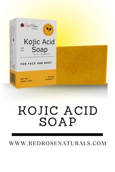 A great choice for those seeking a natural way to brighten their skin. #kojicacid #skincare #beauty Turmeric For Face, Turmeric Soap, Dark Mark, Dark Spots, Bar Soap, Face And Body, Red Roses