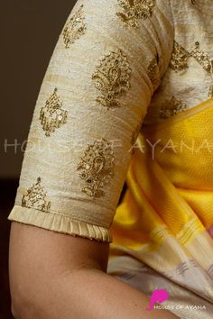 Ready to wear: Blouses - House of Ayana Blouse Front Neck, Exclusive Saree Blouse Designs, House Of Ayana, Brocade Blouse Designs, Sari Blouses, Blue Blouse Designs, Concrete Staircase, Ladies Outfits, Cotton Saree Blouse Designs