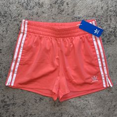 Brand New With Tags! Bright Pink Shorts From Adidas! Size Small Adidas Athleisure Shorts For Spring, Adidas Athletic Shorts For Spring Athleisure, Adidas Athleisure Athletic Shorts For Spring, Adidas Three Stripes Summer Shorts, Adidas Three Stripes Shorts For Summer, Adidas Three Stripes Athletic Shorts For Summer, Adidas Summer Athletic Shorts With Three Stripes, Adidas Pink Shorts For Spring, Adidas Athletic Shorts With Three Stripes For Summer