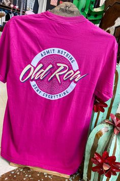 There's nothing we love more than this legendary Old Row pocket tee--except maybe the cool design on the back!! front pocket 100% cotton unisex fit comfort colors Southern Roots Boutique112 W. Main St. Paragould, AR Palmetto Moon, Old Row, Sleepover Things, Western Clothing, Sleepover Things To Do, Circle Logo, Tshirt Crafts, Circle Logos