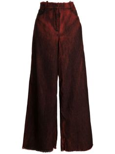 Red Wide Leg Jeans For Work, Perfect Objects, Juliet Costume, Ny Style, School Clothes, Fashion Aesthetics, Yoko London, City Dress, Blood Red