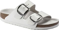 White Birkenstock, Birkenstock Arizona Big Buckle, Arizona Big Buckle, White Birkenstocks, Southern Lifestyle, Two Strap Sandals, Birkenstock Women, Birkenstock Arizona, Wide Straps