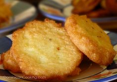 some fried food is on a plate and ready to be eaten