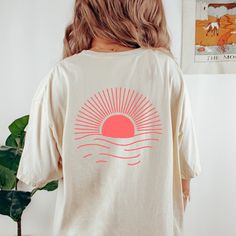 Sunset T-shirt, Comfort Colors Lake Days Tee With Graphic on the Back, Oversized Beach Shirt, Swimsuit Cover-up T Shirt, Boating Shirt - Etsy Georgia 2024 Classroom, Surf Style Clothes, Matching Tats, Beach Tshirt, Lake Days, Boat Shirts, Surf Shirt, Cute Shirt Designs, Surf Tshirt