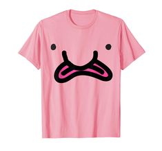 PRICES MAY VARY. Blobfish Shirt, Get this funny "Blobfish Face" T-Shirt in Pink, if you love weird animals, this cute kawaii cartoon character face makes a great Meme gift idea Blobfish Tshirt Kids, Men, Women, Teens, Boys and Girls will love this hilarious tee shirt, great to go with your Blobfish stuffed animal, plush, slippers or socks if you love Memes Lightweight, Classic fit, Double-needle sleeve and bottom hem Cartoon Character Face, Blob Fish, Fish Costume, Meme Shirts, Character Face, Belly Shirts, Plush Slippers, Easy Costumes, Funny Tee Shirts