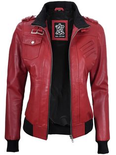 Make a bold statement with our Edinburgh Red Bomber Jacket With Hood. Constructed from high-quality leather, it boasts a striking red hue and includes a practical hood for versatile wear. Perfect for enhancing your wardrobe with style, whether for a night out or casual outings. Specification: 100% Real Lambskin Leather. Inner detachable hood with soft polyester. Drawstrings with YKK zip closure. Rib-Knit Cuffs and Hems. Belted & Buckle Collar. Five exterior and one internal pockets. Available in Red color finishing. Fitted Biker Jacket With Double-lined Hood For Fall, Leather Biker Jacket With Double-lined Hood For Fall, Winter Biker Jacket With Double-lined Hood, Fitted Leather Outerwear With Double-lined Hood, Fitted Leather Jacket With Detachable Hood For Fall, Fitted Leather Biker Jacket With Detachable Hood, Fitted Leather Hooded Jacket With Long Sleeves, Fall Leather Biker Jacket With Detachable Hood, Leather Biker Jacket With Detachable Hood For Fall