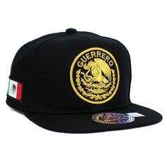 PRICES MAY VARY. MEXICO States Federal Logo Snapback Flat Bill Baseball Cap Adjustable Snapback Closure Comfortable Easy Fit for Both Men and Women Great for Outdoor Sports and Activities All hats are shipped in a Box to prevent damage while in transit. fit type: Regular MEXICO States Eagle Aguila Federal Logo Snapback Flat Bill Baseball Cap Mexico, Michoacan, Guanajuato, Jalisco, Sinaloa, Guerrero, Zacatecas, Oaxaca, Durango, Nayarit Mexican Hat, Mexico Flag, Men's Baseball Cap, California Republic, Hat Baseball, Flat Cap, Gold Logo, Adjustable Hat, Logo Embroidered