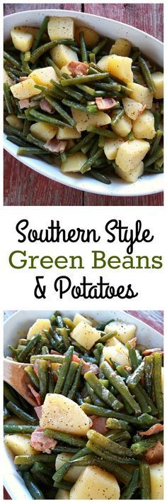 southern style green beans and potatoes