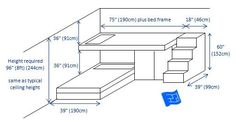 the height of a stair case with measurements