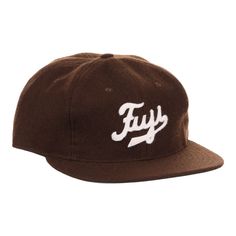 Fuji Athletic Club Vintage Inspired Ballcap - Brown Classic Brown Baseball Cap For Streetwear, Brown Flat Bill Baseball Cap, Classic Brown Six-panel Baseball Cap, Brown Wool Six-panel Hat, Classic Brown Baseball Cap With Flat Brim, Classic Brown Snapback Hat With Flat Bill, Classic Brown Flat Brim Baseball Cap, Retro Brown Flat Cap Baseball Cap, Retro Brown Wool Hat