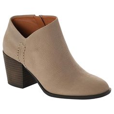 Lucky Brand Bellita Leather Ankle Boot  Rich, top-quality leather, a chunky heel and comfortable design bring this stylish shootie from workday to weekend. Chic Faux Leather Booties With Stacked Heel, Fall Faux Leather Booties With Stacked Heel, Faux Leather Ankle Booties For Work, Workwear Ankle Boots With Stacked Heel, Casual Ankle-high Heels For Work, Faux Leather Ankle Booties With Stacked Heel, Faux Leather Ankle Boots With Stacked Heel, Workwear Heeled Boots With Stacked Heel And Almond Toe, Faux Leather Block Heel Boots For Work