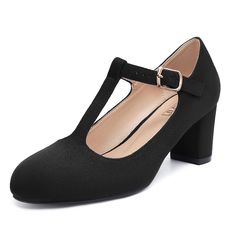 PRICES MAY VARY. LOW CHUNKY HEELS FOR WOMEN: Short block heels women's pumps shoes measure about 2.5 inches. These pair of dress shoes for women are available normal US size: 5/5.5/6/6.5/7/7.5/8/8.5/9/9.5/10/11. T-STRAP WOMENS DRESS SHOES: Appearance of these dressy mary jane shoes with T-strap design, adjustable buckle, closed toe and thick heel is a pair of vintage shoes for women. No matter in wedding, bridal, evening, homecoming, prom, date, cocktail, work, office, business, church or party, Dress Shoes With Jeans, White Mary Jane Shoes, Gold Mary Janes, Vintage Dress Shoes, Silver Dress Shoes, Office Heels, Dress Shoes For Women, Wedding Shoes For Bride, Shoes For Bride