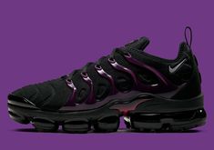 #ad Find ideas and inspiration for Nike Air VaporMax TN Plus men's black/purple air cushion shoes shipping free, Fashion Mens Shoes Nike Vapor Max Plus, Nike Air Max Plus Black, Vapormax Plus Black, Vapor Max Plus, Tn Plus, Nike Air Vapormax Plus, Air Vapormax Plus, Nike Vapormax, Air Vapormax