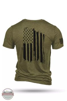 Nine Line AMERICA-TSTRI America Tri-Blend Short Sleeve T-Shirt Historic Design, Nine Line Apparel, Symbol Of Freedom, Symbols Of Freedom, American Clothing, Stars And Stripes, Clothing Company, Black Charcoal, American Made