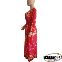 Product Name Red Floral Print V Neck Bohemia Maxi Dress Item NO. GJZ0035-3 Polyester Weight 0.4 kg = 0.8818 lb = 14.1096 oz Category Women Dresses Maxi Dresses Creation Time 2019-06-04 Dress Item, Red Floral Print, Print Dresses, Geometric Designs, Womens Maxi Dresses, Women Dresses, Red Floral, Maxi Dresses, Dresses Maxi