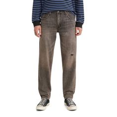 Levi's Men's 550 '92 Relaxed Taper Jean Size: 38X34.  Color: Gray.  Gender: male.  Age Group: adult. Selvedge Denim Jeans, Selvedge Denim, Tapered Jeans, Relaxed Fit Jeans, Levi Strauss & Co, Levis Men, Big And Tall, Levi Strauss, Levis Jeans