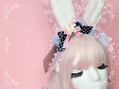 Gorgeous KC decorated with tulle ruffle, bowknots and bunny ears.   Attention: This price includes a KC only, others are not included. Cute Party Bow With Ribbon, Cute Ribbon Bow For Party, Cute Ribbon Bow For Parties, Tulle Decorations, Strawberry Candy, Bunny Ears, Bunny Ear, Candy