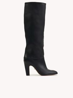 Chloé Eve Boot | Chloé US Mid-calf Heeled Boots With Reinforced Heel, Fitted Mid-calf Boots With Reinforced Heel, Knee-high Boots With Sculpted Heel, Wide Calf High Shaft Heeled Boots With Reinforced Heel, Sleek Wide Calf Heeled Boots With High Shaft, Sleek Knee-high Boots With Stacked Heel, Sleek Fall Knee-high Boots With High Shaft, Chic Platform Boots With Leather Sole For Fall, Chic Heeled Boots With High Shaft And Medium Width