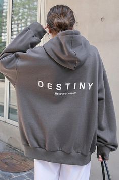 Oversize Destiny Believe Yourself Aesthetic Vintage Hoodie Have questions? We love to chat. Handmade in Turkey by our craftswomen. Please note that all items are knitted by hand and therefore each item is unique. While most orders are shipped within the next few days, some colors and sizes are made to order, hence can take up to 10 business days to ship. ❤ Product Care Maintaining this product is a breeze as it can be safely washed in the washing machine at 30 degrees. Rest assured, the high-quality print technology ensures that the vibrant colors will resist fading with ease. For detailed measurements, please refer to the size chart. ** explore our wide range of streetwear collection in our store ** https://www.etsy.com/shop/storeserendipity Nice Hoodies, Oversized Hoodie Outfit, Hoodie Design Ideas, Positive Hoodie, Aesthetic Hoodies, Hoodies Aesthetic, Hoodie Aesthetic, Trendy Hoodies, Aesthetic Hoodie