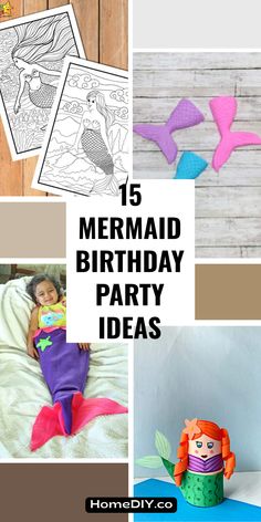 This pin features delightful mermaid birthday party ideas. With visuals capturing fun decorations, creative treats, and exciting games, you'll feel inspired to create the enchanting underwater celebration with 4 beautiful and engaging images. Whimsical Decorations, Themed Treats, Mermaid Magic, Sea Sponge, Mermaid Birthday Party, Whimsical Decor, Mermaid Birthday, Fun Games, Birthday Celebration