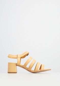 You are so ready for a breezy seaside getaway in these vegan leather strappy sandals from Aussie brand Princess Highway. Presented in a soft warm shade of yellow, these sandals boast four vamp straps with ankle strap closure, and a 2-inch block heel for added comfort and stability. Perfect for a day trip and just in time for the warm months ahead, you’ll love pairing these heels with your favorite spring and summer dresses.Man-made materials. Imported Princess Highway brand shoe size 36 corresponds to US size 5; 37 to 6; 38 to 7; 39 to 8; 40 to 9; 41 to 10. Heel measures 2.25 inches. Adjustable straps. Seaside Sunset, Princess Highway, Seaside Getaway, Shades Of Yellow, Strappy Sandals, Day Trip, Shoe Brands, Block Heels, Ankle Strap