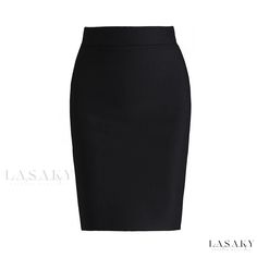 Lasaky - High-Waisted Bodycon Pencil Skirt: A Stylish Solution to Wardrobe Malfunction while Maintaining a Professional Look Elegant Non-stretch Office Skirt, Elegant Non-stretch Skirt For Office, Elegant Non-stretch Lined Pencil Skirt, Elegant Non-stretch Pencil Skirt For Work, Non-stretch Elegant Mini Skirt For Workwear, Elegant Non-stretch Mini Skirt For Work, Elegant Non-stretch Pencil Skirt, Office High Waist Solid Color Mini Skirt, Non-stretch Knee-length Workwear Skirt