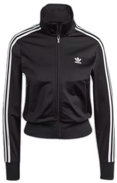 Fall Sports Track Jacket With Three Stripes, Adidas Fitted Casual Track Jacket, Adidas Three Stripes Track Jacket For Spring, Adidas Fitted Sporty Track Jacket, Fitted Casual Adidas Track Jacket, Fall Sportswear Track Jacket With Three Stripes, Fall Track Jacket With Three Stripes, Fall Track Jacket With Three Stripes Branding, Sporty Track Jacket With Three Stripes For Fall