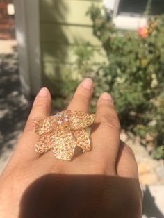 18k Gold Flower Statement ring, Big Diamond Sapphire Flower ring, Pink sapphire ring, Floral ring, Orange Yellow Sapphire jewelry Gross Weight 16.03 gms 18k Gold 14.57 gms Diamonds Full Cut .27 carats (7 pieces in all) Sapphires 7 carats Size Made to order in any size onorederInv#78#5S950 Yellow Gold Flower-shaped Multi-stone Rings, Gold Sapphire Diamond Multi-stone Ring, Yellow Gold Flower-shaped Rings With Multi-stone, Gold Multi-stone Sapphire Ring With Diamonds, Yellow Gold Multi-stone Flower Ring For Wedding, Yellow Gold Floral Multi-stone Rings, Gold Sapphire Ring With Multi-stone Diamonds, Wedding Yellow Sapphire Ring, Yellow Flower Wedding Rings