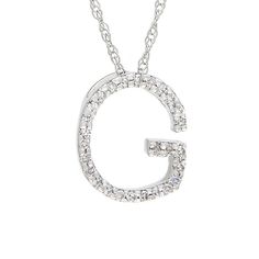 11mm Diamond Initial Necklace by Kury - Available at SHOPKURY.COM. Free Shipping on orders over $200. Trusted jewelers since 1965 G Necklace, Initial G, Necklace With Diamonds, Diamond Initial Necklace, Gold G, 14k Gold Necklace, Gold Necklace Women, Gold Initial, Initial Pendant