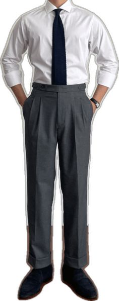 Formal Work Pants With Pockets, Business Casual Pleated Trousers, Classic Dress Pants For Office Wear, Formal Solid Bottoms With Pleated Waist, Pleated Straight Pants For Business Casual, Classic High-waisted Business Casual Work Pants, Classic High-waisted Pants For Semi-formal Occasions, Classic Full Length Dress Pants For Office, Solid Bottoms With Pleated Waist For Formal Occasions