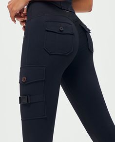 Cargo Leggings, High Waist Sports Leggings, Conservative Fashion, Fitness Outfits, Fitness Leggings, Fashion Capsule, Gym Leggings, Simple Trendy Outfits, Sleek Fashion