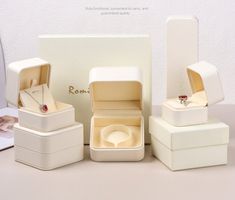 Product Features Product Name Wholesale Custom Logo Luxury Bangle Bracelet Earring Necklace Ring Jewelry Boxes With Outer Box Brand Private label Material Type PU leather box Customizable Logo Option Embossed/Debossed Logo  Custom Logo MOQ 500 pcs Custom color MOQ 500pcs Gold Jewelry For Anniversary With Original Box, Gold Jewelry For Anniversary In Original Box, Luxury Jewelry With Box For Anniversary, Luxury Jewelry For Anniversary With Box Included, Luxury Rose Gold Jewelry With Box Clasp, Luxury White Rectangular Jewelry, Modern Jewelry With Gift Box, Elegant Jewelry Gift Box For Her, Elegant Jewelry Gift For Her In Gift Box