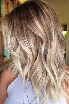 Blonde Layered Hair, Hair Spring, Balayage Hairstyles, Ash Blonde Balayage, Ombre Hair Blonde, Brunette Balayage, Blonde Roots